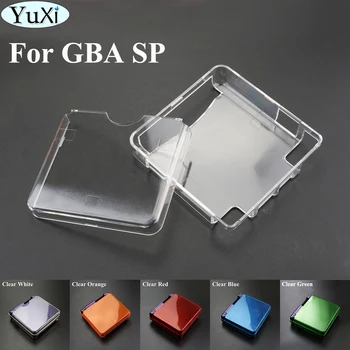 Набор пластиковых прозрачных защитных чехлов YuXi для Gameboy Advance SP для игровой консоли GBA SP Crystal Cover Case