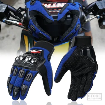 Мужские автомобильные мотоциклетные перчатки для лета, дышащие перчатки для мотокросса, гоночные аксессуары для мотоциклов, защитные приспособления Изображение 2