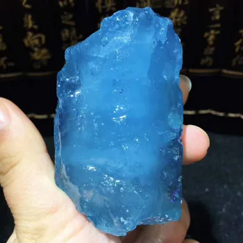 Красивый 100% Натуральный морской Сапфир Необработанный Камень Натуральный Кристалл Исцеления Рейки