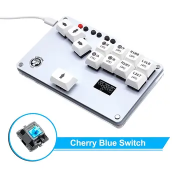 Универсальный контроллер Socd, универсальная мини-клавиатура Hitbox Fightstick для / ps4 / switch / mister / steam с Cherry Mx для геймеров