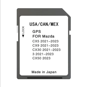 Стоимость бесплатной доставки Новейшая версия Карты Навигации SD GPS карта США/CAN/MEX Для Mazda 3 CX-5 CX-9 CX-30 CX-50