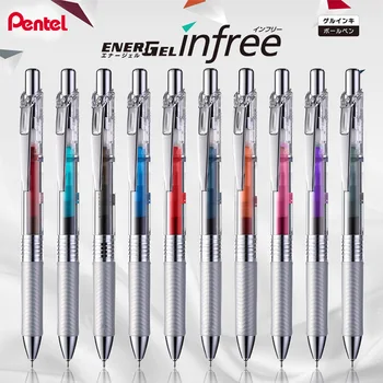 Japan Pentel BLN75-лимитированная Гелевая ручка 0,5 мм Для Гладкого Письма Цветными Чернилами На водной основе ENERGEL Infree Школьные Канцелярские Принадлежности