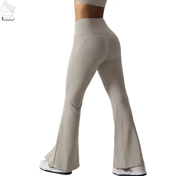 Yushuhua/Женские широкие брюки с высокой талией, Леггинсы для фитнеса, йоги, Для женщин, Спортивная одежда для Спортзала, Тренировочные брюки для танцев, йоги