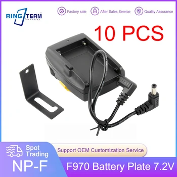 10 шт./лот. NP F570 F770 F970 NP-F750 NP-F550 NP-F970 Адаптер для крепления батарейного отсека для ЖК-монитора/светодиодной подсветки