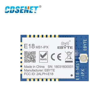 CDSENET CC2530 2,4 ГГц 4dbm UART диапазон 200 м 256 кб Вспышка IPX Антенна SoC SMD Zigebee Модуль E18-MS1-IPX 10 шт./лот