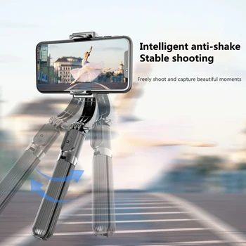 Tongdaytech Bluetooth-совместимая Селфи-палка Штатив с защитой от встряхивания Ручной карданный стабилизатор для Iphone Samsung Смартфон Xiaomi Изображение 2