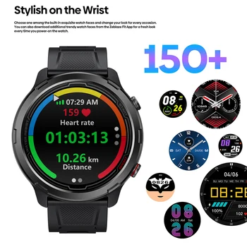 Спортивные часы Zeblaze Stratos 2 Lite, смарт-часы с GPS, встроенный GPS, несколько спортивных режимов, Компас, 1,32-дюймовые уличные часы Изображение 2