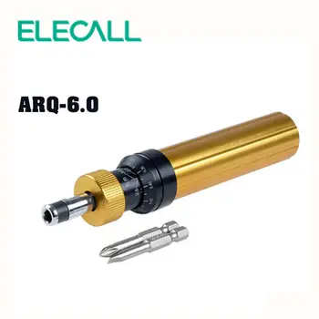 ELECALL ARQ-6 Динамометрическая отвертка с крестообразной и прямой отверткой, набор прецизионных электрических отверток