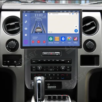13,3-Дюймовый автомобильный радиоприемник Android 12 для Ford Raptor F150 2008-2014 с автоматическим сенсорным экраном Carplay, мультимедийный плеер, стерео головное устройство Изображение 2