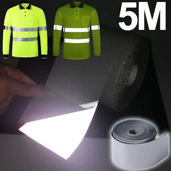 5 М Теплопередающая Светоотражающая лента 2-5 см, наклейка в виде светоотражающей полосы для одежды 