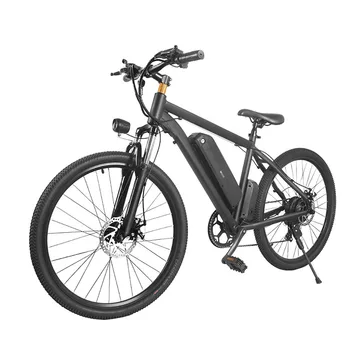 Складной велосипед Электрические велосипеды из алюминиевого сплава с 7 скоростями, 26-дюймовая жесткая рама, литиевая батарея, удобная и стабильная Изображение 2