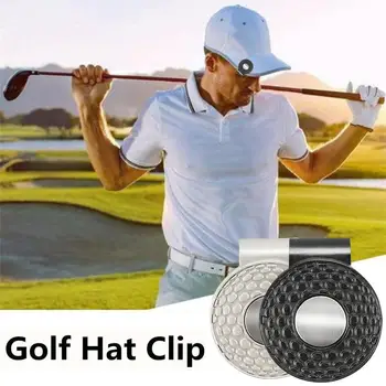 25 мм Магнитная метка для мяча для гольфа с зажимом для шляпы для гольфа Минималистичный маркер Дизайн мяча для гольфа Стиль корабля Положение для гольфа W Y4Q1