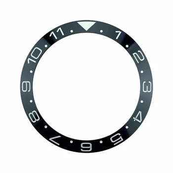 Запчасти для часов Mod 38 мм 12 часов C3 зеленый BGW9 синий светящийся черный керамический безель, вставное кольцо, подходит для GMT SKX007 SRPD Изображение 2