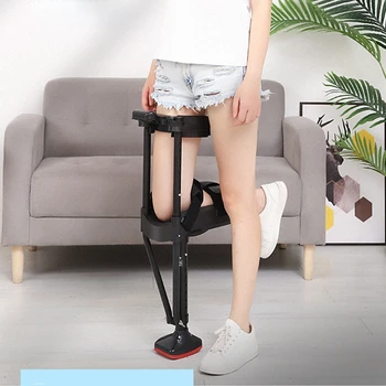 Телескопическая опора для ходьбы на одной ножке-без опоры для ходьбы, палка для коленных ходунков, Свободные руки, костыль для ног, поддержка подвижности колена
