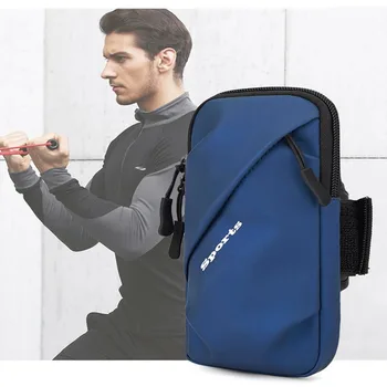 Двухслойная сумка для бега, водонепроницаемая сумка для телефона, сумка для мобильного телефона, сумка для мобильного телефона, сумка для запястья