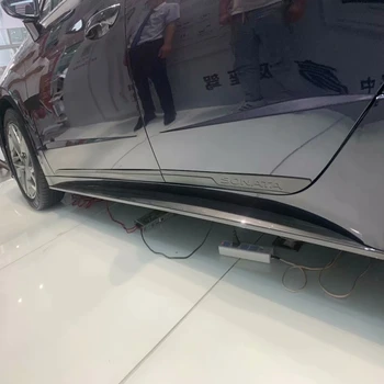 Для Hyundai Sonata 10th DN80 2020 2021, Накладка на боковую дверь кузова из углеродного волокна, Литьевая отделка, Автомобильные Аксессуары Изображение 2