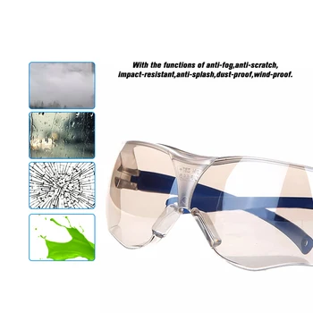 Ударопрочные очки 3m 10434 для защиты глаз, Рабочие очки, защитные очки от пыли и царапин, Противоударные линзы