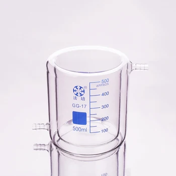 Двухслойный стакан емкостью 500 мл, С пометками, двухслойный холодоуловитель, бутылка для фотокаталитической реакции