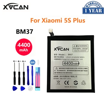Оригинальный XVCAN 4400 мАч Аккумулятор Телефона BM37 Для Xiaomi 5S Plus Высокой Емкости Перезаряжаемый Сменный Batteria Akku