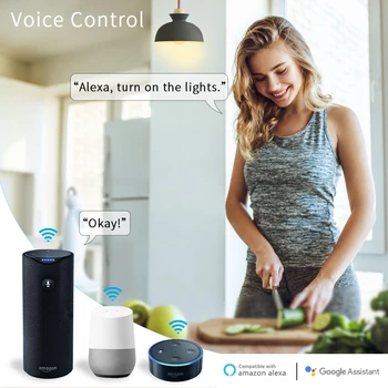 Tuya Smart Life WiFi розетка мини Модуль DIY Умный Дом работает с Google Home Echo Alexa Приложение для голосового управления Дистанционное Управление IFTTT Изображение 2