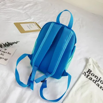 Детская сумка на молнии с буквенным принтом Для мальчиков и девочек, водонепроницаемый нейлоновый детский рюкзак, детские сумки, спортивные сумки-мессенджеры Изображение 2