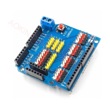 Щит датчика V5 Плата расширения Щит Для Arduino UNO R3 V5.0 Электронный модуль Щит датчика Плата расширения V5
