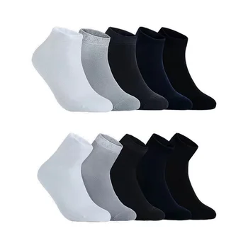 5 пар дышащих антибактериальных мужских носков Xiaomi Mijia, мягкие, защищающие от ионов серебра, антибактериальные Four Seasons Высшего качества Изображение 2