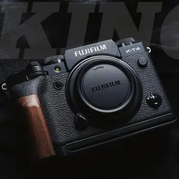 Для FUJI FUJIFILM X-T4 XT4 XT-4 Arca-Swiss RRS деревянная L Вертикальная Быстроразъемная Пластина QR Держатель Камеры Кронштейн Рукоятка для Ручного Крепления Изображение 2