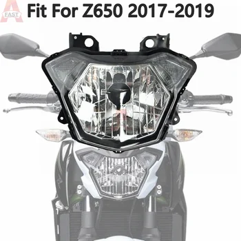 Для Kawasaki Z650 Z 650 2017 2018 2019 Аксессуары для мотоциклов Новая Прозрачная Фара Передний Головной фонарь 17 18 19