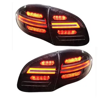 высококачественная автомобильная фара с полным светодиодным освещением в сборе задний фонарь задние фонари для Porsche Paramena cayennLED Изображение 2