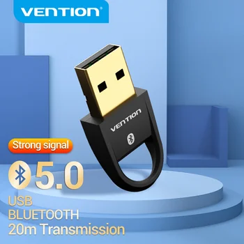 Vention USB Bluetooth-Совместимый адаптер 5.0 для компьютерной мыши, приемник беспроводной передачи данных, ключ-передатчик для наушников Bluetooth