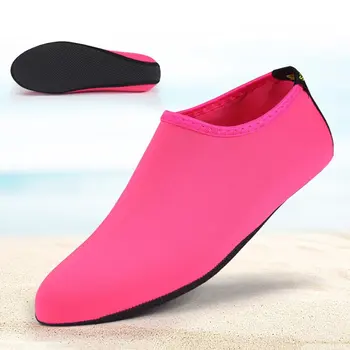 2022 Мужская и женская Уличная обувь для плавания, Дышащая пляжная непромокаемая обувь Унисекс, Мягкая приморская обувь для плавания, Носки для дайвинга Изображение 2