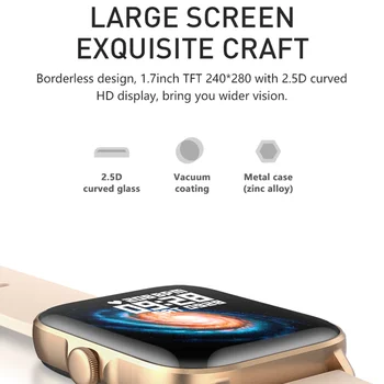 2023new Смарт-часы Мужские Bluetooth Call Smartwatch Женские IP67 Водонепроницаемые 1,7-Дюймовый HD-экран GTS 3 Для Android IOS 28 Спортивных Режимов Изображение 2