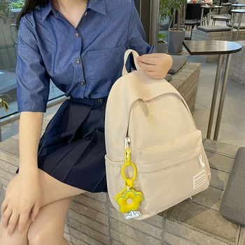 Школьные сумки для девочек, студенческий рюкзак для подростков, Женский Нейлоновый корейский школьный ранец