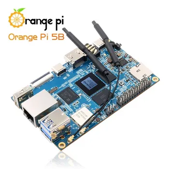 Orange Pi 5B 4 ГБ 8 ГБ 16 ГБ оперативной памяти 32 / 64 / 125 / 256 ГБ флэш-памяти EMMC Rockchip RK3588S 8-ядерный 64-разрядный мини-ПК с видео по Wi-Fi6 + BT5.0 8K Изображение 2