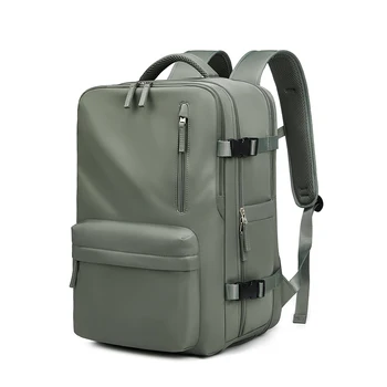 16-Дюймовый Женский Дорожный рюкзак для девочек, расширенный 39л, USB-зарядка, деловой рюкзак для ноутбука с сумкой для обуви, водонепроницаемый Походный рюкзак