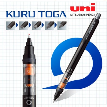 UNI Kuru Toga Механический карандаш M5-452 Карандаш для рисования 0,5 мм с автоматическим вращением lapices Низкий центр тяжести lapicero Канцелярские принадлежности