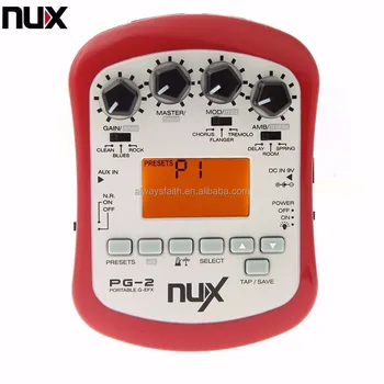 NUX PG-2 Практичная Педаль эффектов для электрогитары Многофункциональный Портативный Эффект Гитарры Изображение 2