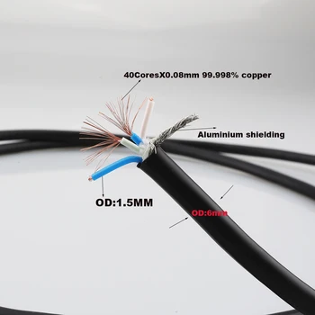 Audiocrast A53 4-жильный сигнальный кабель объемного звучания hifi соединительный провод XLR/RCA кабель