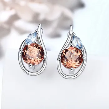 Zultanite султанит изменение цвета Sterling Silver Earring Women 4.6 Carats Created Diaspore for Birthday Anniversary Gifts