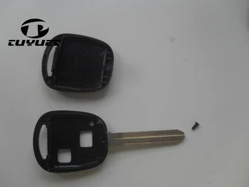 10ШТ Чехол для дистанционного ключа с 2 кнопками для Toyota Camry/Corolla/Prado/Yaris TOY43 Blade Изображение 2