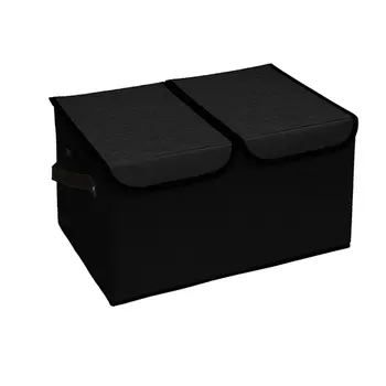 Jul1746 Хлопчатобумажная и льняная ткань, двойная коробка для отделки одежды, складной ящик для хранения