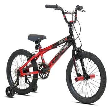 18 дюймов.  Велосипед BMX для мальчика и черный велосипед с амортизацией, Высокой несущей способностью, Портативный, удобный, прочный, стабильный и