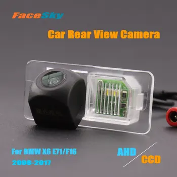 Автомобильная Камера заднего вида FaceSky Для BMW X6 E71/F16 2008-2019, Камера заднего вида AHD/CCD 1080P, Аксессуары для обратного Изображения