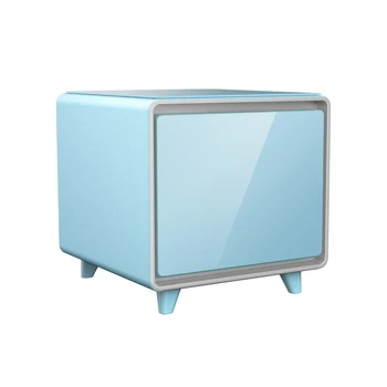 Новейшая модель, мини-умный журнальный столик с функцией холодильника и морозильной камеры, Беспроводное зарядное устройство, двойной usb-порт Изображение 2