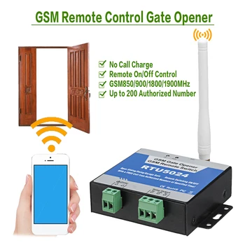 RTU5024 GSM Открывалка для ворот Релейный переключатель Беспроводной пульт дистанционного управления Для доступа к Двери Бесплатный звонок 850/900/1800/1900 МГц