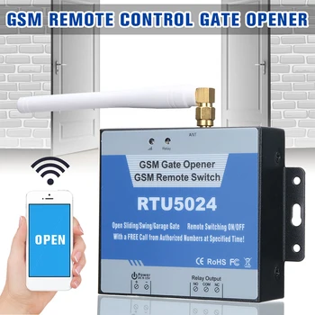 RTU5024 GSM Открывалка для ворот Релейный переключатель Беспроводной пульт дистанционного управления Для доступа к Двери Бесплатный звонок 850/900/1800/1900 МГц Изображение 2