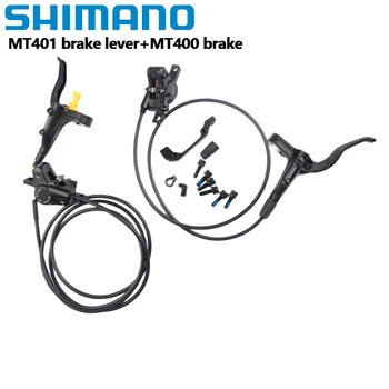Shimano MT400 MT501 Тормоз 2 Поршня MTB Гидравлический Дисковый Тормоз Левый Передний Правый Задний 850 мм 800 мм 1450 мм Разъемный Тормозной Рычаг Оригинал Изображение 2