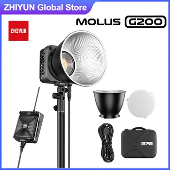 ZHIYUN MOLUS G200 200W Photography Lighting COB LED Video Light Bluetooth Управление Для Студийной Съемки на открытом воздухе