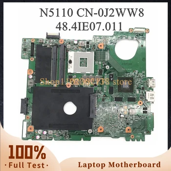 Материнская плата CN-0J2WW8 0J2WW8 J2WW8 48.4IE07.011 Для DELL Inspiron 15R N5110 Материнская плата ноутбука GT525M 1 ГБ HM67 DDR3 100% Протестирована нормально